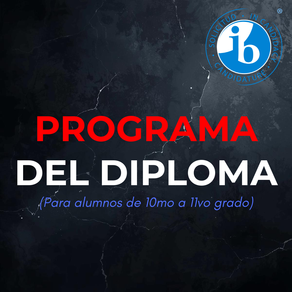 PROGRAMA DEL DIPLOMA IB